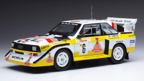 Immagine di AUDI SPORT QUATTRO S1 N.6 RALLY MONTE CARLO 1986 MIKKOLA/HERTZ 1:24
