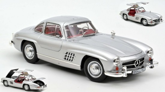 Immagine di MERCEDES 300 SL 1954 SILVER 1:18