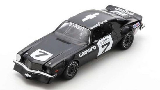 Immagine di CHEVROLET CAMARO N.7 WINNER MICHIGAN IROC 1974 BOBBY UNSER 1:18