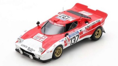 Immagine di LANCIA STRATOS N.137 3rd TOUR D.FRANCE AUT.1974 J-C.ANDRUET-"BICHE" 1:43