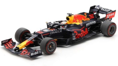 Immagine di RED BULL MAX VERSTAPPEN 2021 N.33 WINNER ABU DHABI GP  W/COVER 1:12