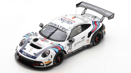 Immagine di PORSCHE 911 GT3 R N.22 24 H SPA 2021 CAMPBELL-BAMBER-JAMINET 1:18