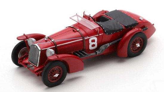 Immagine di ALFA ROMEO 8C N.8 WINNER LM 1932 R.SOMMER-L.CHINETTI 1:43