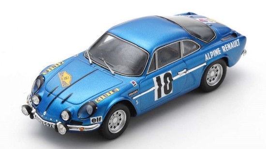 Immagine di ALPINE A110 N.10 WINNER RALLYE DES ROUTES DU NORD 1969 J.VINATIER-M.CALL