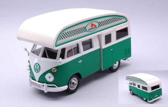 Immagine di VW TYPE 2 T3 CAMPER VAN 1965 WHITE/GREEN 1:24