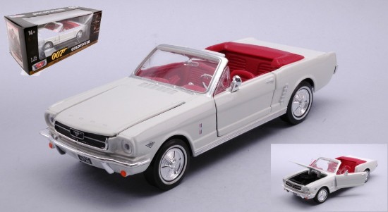 Immagine di FORD MUSTANG 1/2 CONVERTIBLE 1964 JAMES BOND 007 GOLDFINGER 1:24