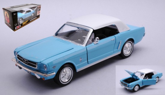 Immagine di FORD MUSTANG CONVERTIBLE 1967 007 JAMES BOND THUNDERBIRD 1:24