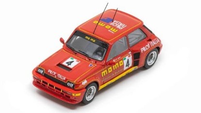Immagine di RENAULT 5 TURBO N.4 5th EUROPA CUP 1984 MASSIMO SIGALA 1:43