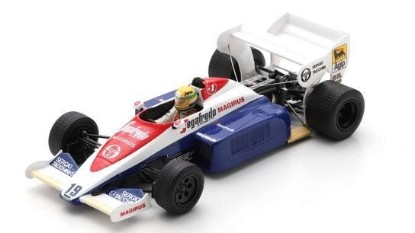 Immagine di TOLEMAN TG184 AYRTON SENNA 1984 N.19 3rd BRITISH GP 1:43