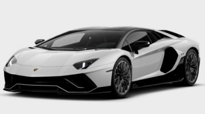 Immagine di LAMBORGHINI AVENTADOR ULTIMAE ISI WHITE/CARBON ROOF 1:43