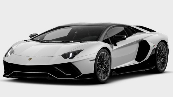 Immagine di LAMBORGHINI AVENTADOR ULTIMAE ISI WHITE/CARBON ROOF 1:43