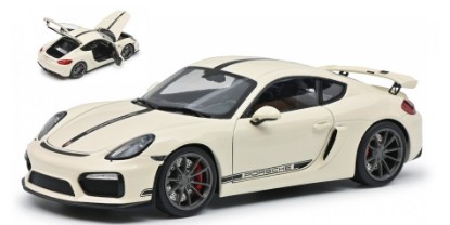 Immagine di PORSCHE CAYMAN GT4 WHITE 1:18