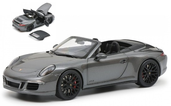Immagine di PORSCHE GTS CABRIO SILVER 1:18