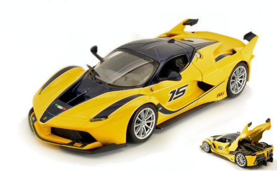 Immagine di FERRARI FXX K (KERS) 2014 N.15 YELLOW 1:24