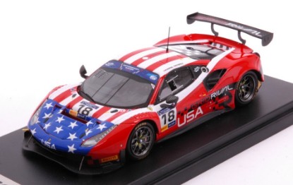 Immagine di FERRARI 488 GT3 N.18 8th TEAM USA VALLEL.2019 PUMP./FERR.1:43