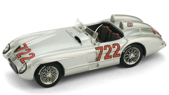 Immagine di MERCEDES 300 SLR N.722 WINNER MILLE MIGLIA 1955 MOSS-JEKINSON 1:43