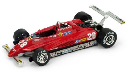 Immagine di FERRARI 126 C 2 DIDIER PIRONI 1982 N.28 USA GP 1:43