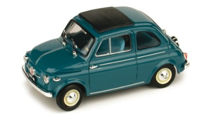 Immagine di FIAT NUOVA 500 TETTO APRIBILE CHIUSA 1959 BLU MEDIO 1:43