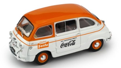 Immagine di FIAT 600D MULTIPLA COMMERCIALE FANTA/COCA COLA 1961 1:43
