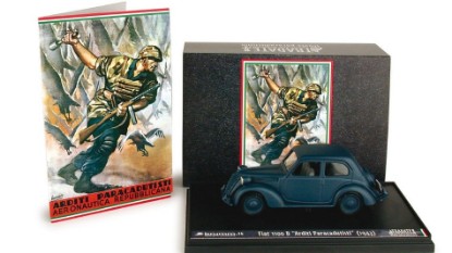 Immagine di FIAT 1100 1959 60mo ANNIVERSARIO ARDITI PARACADUTISTI 1943-2003 1:43