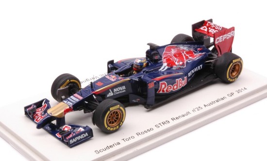 Immagine di TORO ROSSO J.VERGNE 2014 N.25 8th AUSTRALIAN GP 1:43