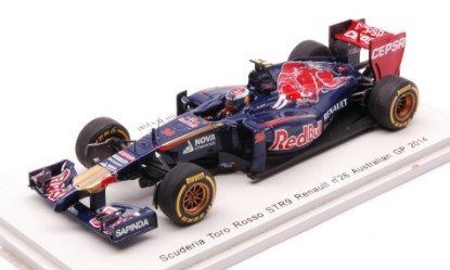 Immagine di TORO ROSSO D.KVYAT 2014 N.26 9th AUSTRALIAN GP 1:43