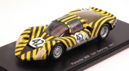 Immagine di PORSCHE 906 N.42 DNF 12H SEBRING 1967 J.CANNON-E.HUGUS 1:43