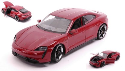 Immagine di PORSCHE TAYCAN TURBO S DARK RED 1:24