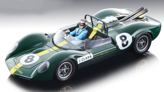 Immagine di LOTUS 40 N.8 BRANDS HATCH GUARDS TROPHY 1965 JIM CLARK W/FIGURE 1:18