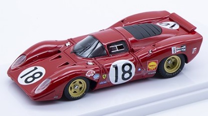 Immagine di FERRARI 312 COUPE P N.18 LE MANS 1969 RODRIGUEZ/PIPER 1:43