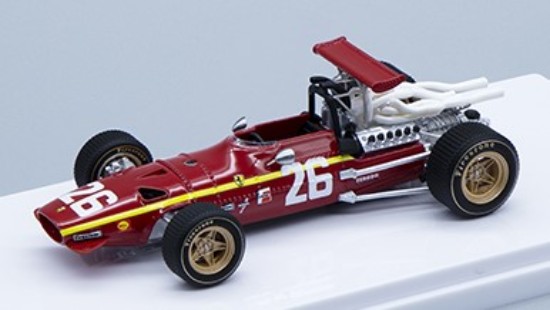 Immagine di FERRARI 312 F1/68 N.26 FRENCH GP 1968 J.ICKX 1:43