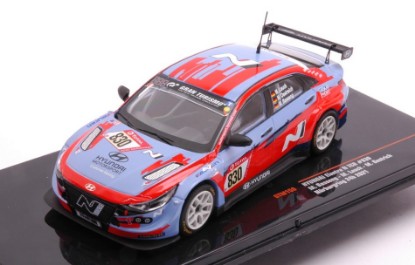 Immagine di HYUNDAI ELANTRA N TCR N.830 24H NURB.2021 BASSENG/LAUCK/OESTREICH 1:43