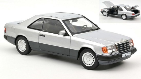 Immagine di MERCEDES 300 CE-24 COUPE' 1990 SILVER 1:18