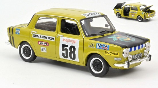 Immagine di SIMCA 1000 RALLYE 2 SRT N.58 1973 ACIDE GREEN 1:18