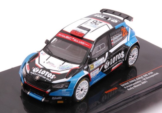 Immagine di SKODA FABIA RALLY2 EVO N.26 RALLY MONZA 2021 KAJETANOW./SZCZEPAN.1:43