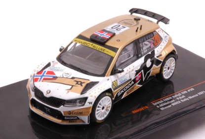 Immagine di SKODA FABIA RALLY2 EVO N.20 RALLY MONZA 2021 MIKKELSEN/HALL 1:43