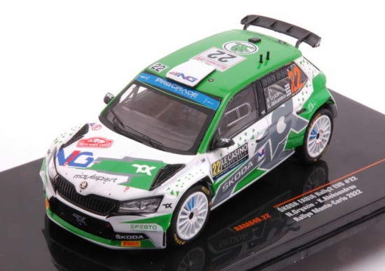 Immagine di SKODA FABIA RALLY2 EVO N.22 RALLY MONTE CARLO 2022 GRYAZIN/ALEKSAND.1:43