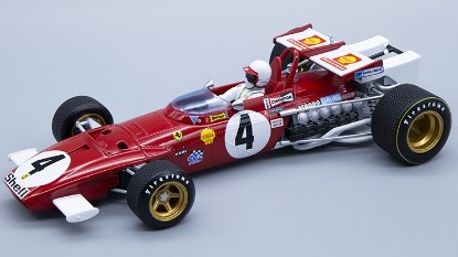 Immagine di FERRARI 312B N.4 WINNER GP ITALIA 1970 C.REGAZZONI W/DRIVER 1:18