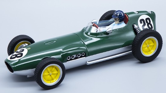 Immagine di LOTUS 16 CHAMPIONSHIP N.28 BRITISH GP 1959 GRAHAM HILL W/DRIVER 1:18