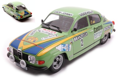 Immagine di SAAB 96 V4 N.2 RALLY SWEDEN 1976 BLOMQVIST/SYLVAN 1:18
