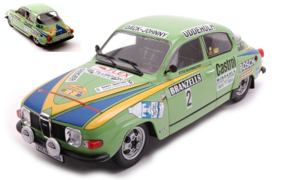 Immagine di SAAB 96 V4 N.2 RALLY SWEDEN 1976 BLOMQVIST/SYLVAN 1:18
