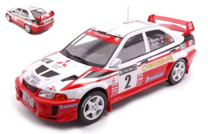 Immagine di MITSUBISHI LANCER RS EVOLUTION V N.2 RAC RALLY 1998 BURNS/REID 1:18
