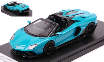 Immagine di LAMBORGHINI AVENTADOR ULTIMAE ROADSTER BLU GLAUCO 1:43
