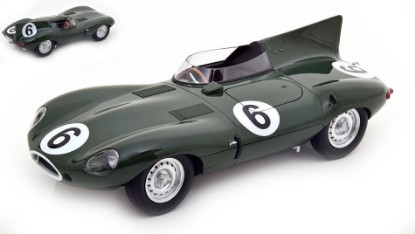 Immagine di JAGUAR D-TYPE (LN) N.6 LM 1955 HAWTHORN-BUEB 1:18
