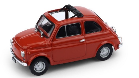 Immagine di FIAT 500R 1972-75 APERTA ROSSO CORALLO 1:43