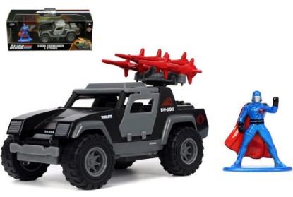 Immagine di COBRA COMMANDER & STINGER "GI-JOE" BLACK/GREY 1:32