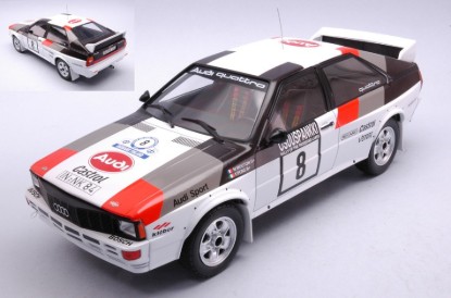 Immagine di AUDI QUATTRO N.8 1000 LAKES RALLY 1982
MOUTON/PONS 1:18
