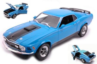 Immagine di FORD MUSTANG MACH 1 1970 BLUE 1:18