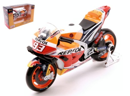 Immagine di HONDA RC213V REPSOL MOTOGP 2021 N.93 MARC MARQUEZ 1:18