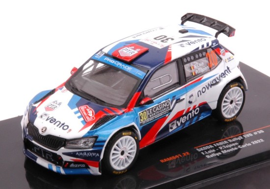 Immagine di SKODA FABIA RALLY2 EVO N.30 RALLY MONTE CARLO 2022 LOIX/TSJOEN 1:43